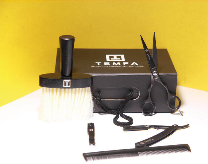 Premium Personal Barber Kit (Armour 1.0) - TEMFA | Premium Personal Grooming Brand